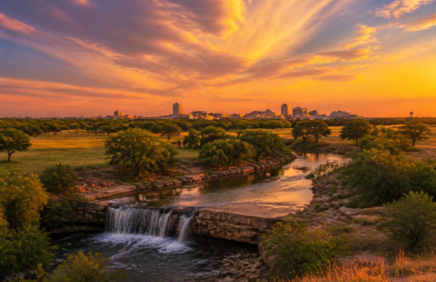 Downtown Wichita Falls near Depot Square, where our clients meet with a licensed agent